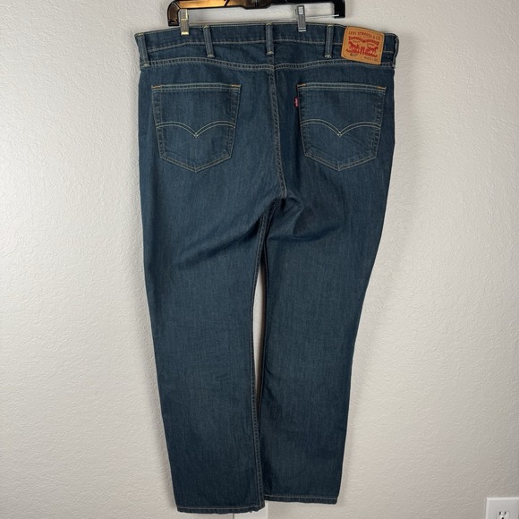 Levi's 511 Slim Fit Jeans Men's 40x30 Blue Stretch Denim Dark Wash - Picture 2 of 10